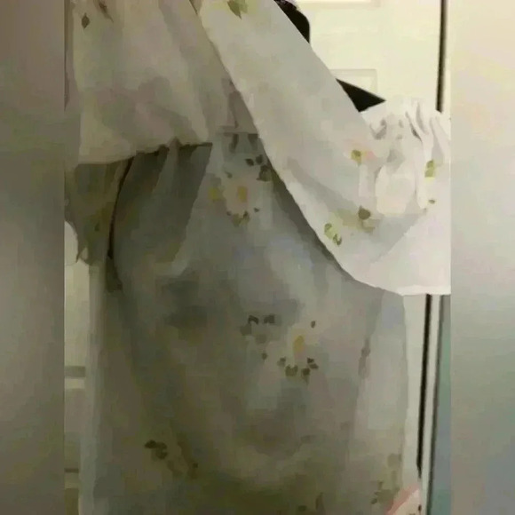 HANDMADE SENORITA FESTIVAL TOP UPCYCLED BLOUSES LARGE-XL - Picture 3 of 5